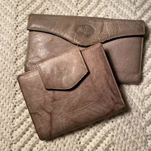 Buxton Top Grain Cowhide Brown Leather Wallets